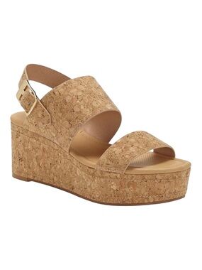 Corso Como Cork Platform Wedge Sandals Size 8 New